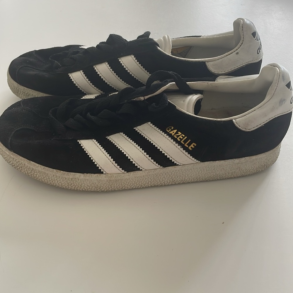 adidas Gazelle Women’s Black and White Sneakers